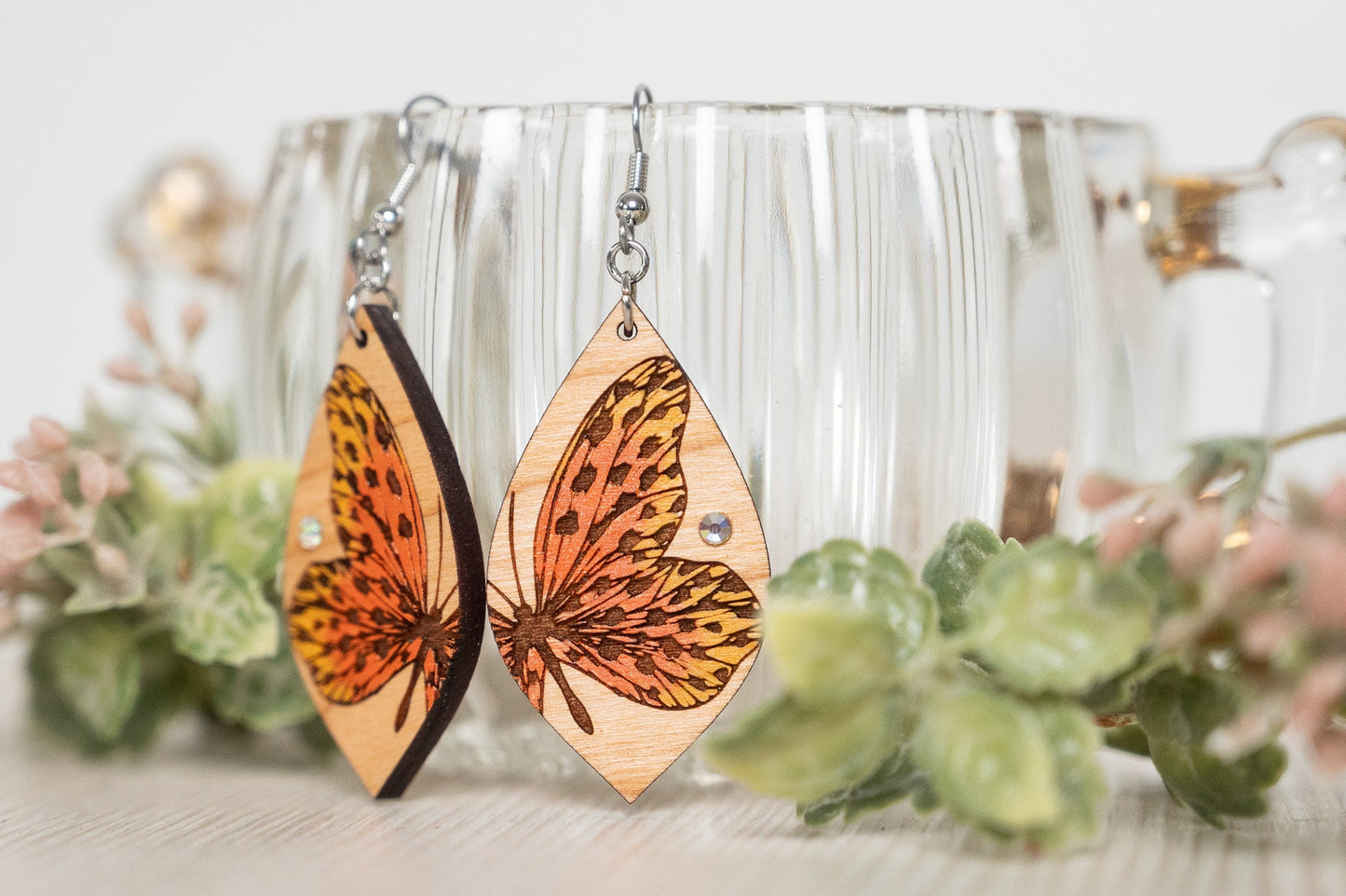 Butterfly Earrings/Spotted Butterfly