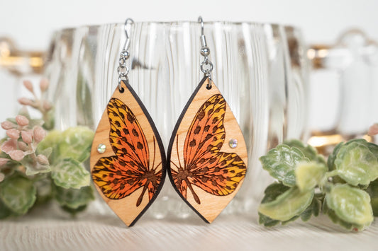 Butterfly Earrings/Spotted Butterfly