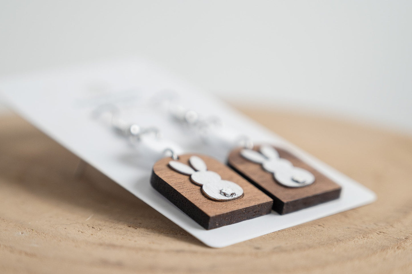 Boho Easter Earrings - Easter Bunny Earrings - Cute Easter Earrings