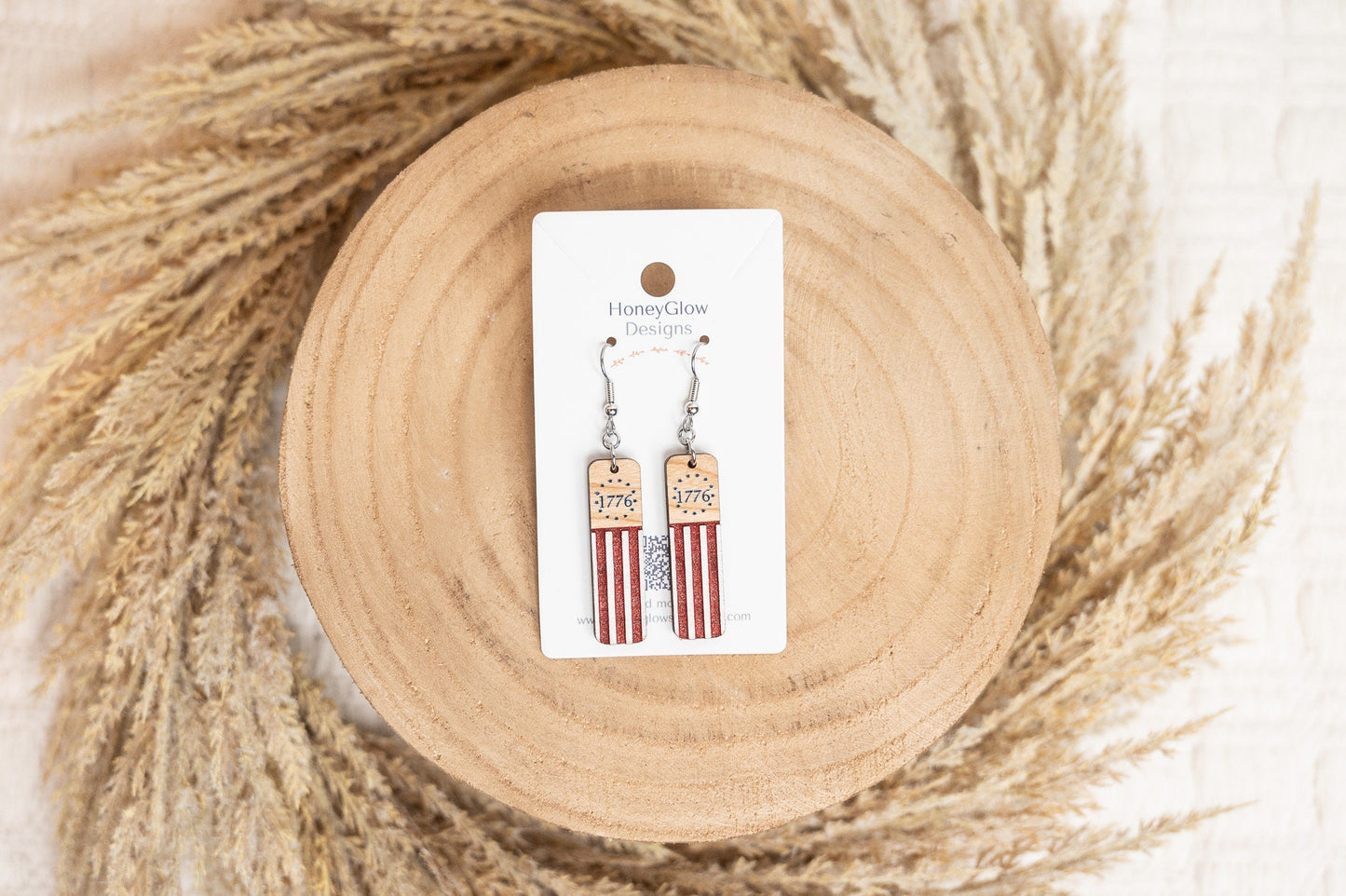 1776 Flag Earrings