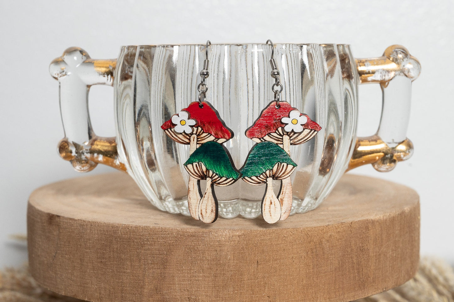 Groovy Mushroom Earrings-Mushroom Earrings