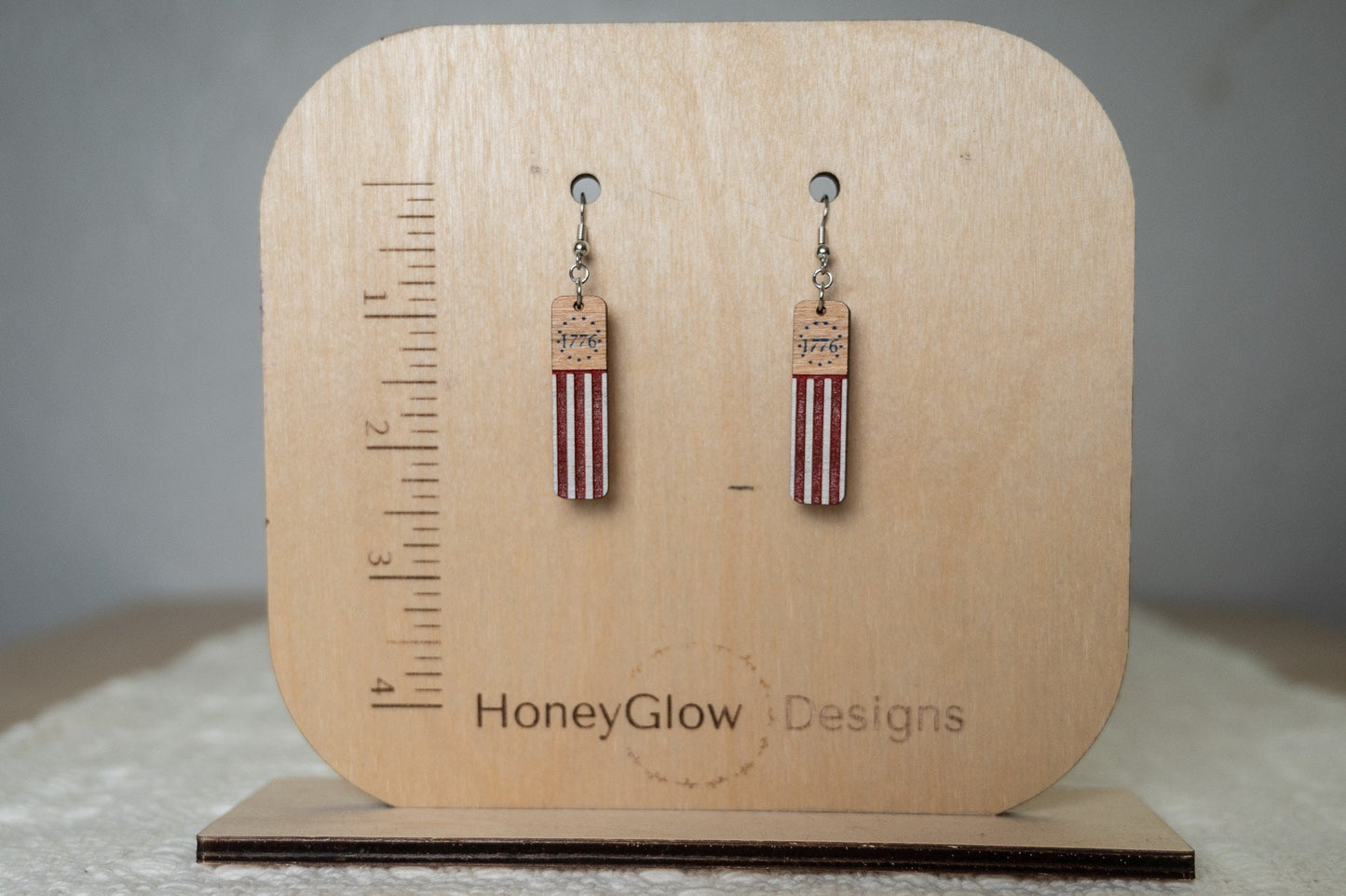 1776 Flag Earrings