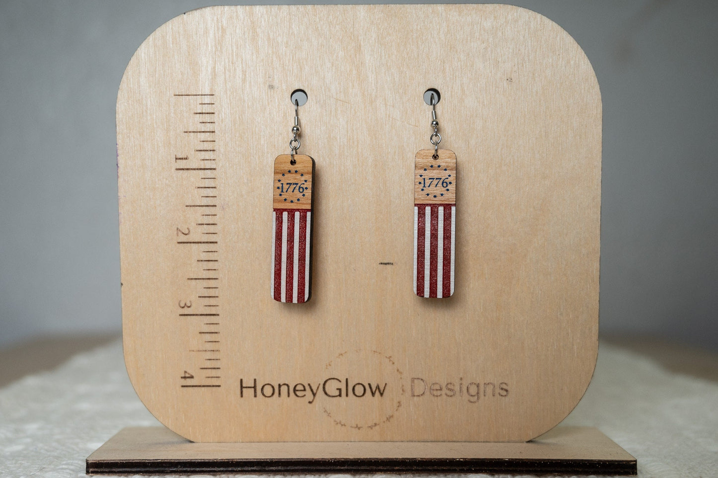 1776 Flag Earrings