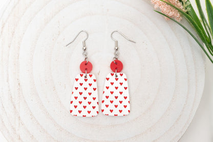 Heart Pattern Earrings-Valentine's Day Earrings