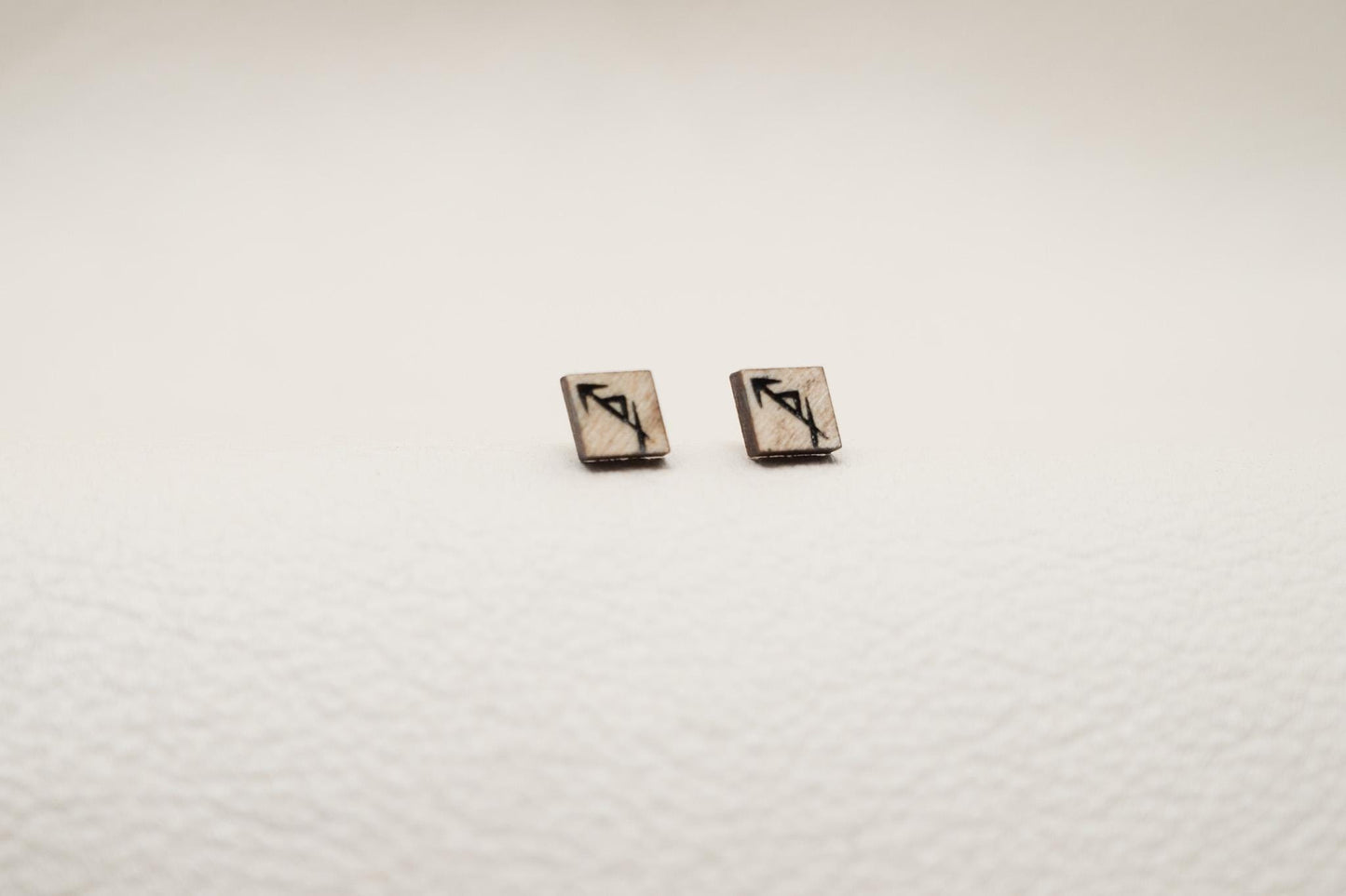 Mens Earrings Viking Runes Earrings for Men Unique Stud Earrings Fathers Day Gifts for Boyfriend