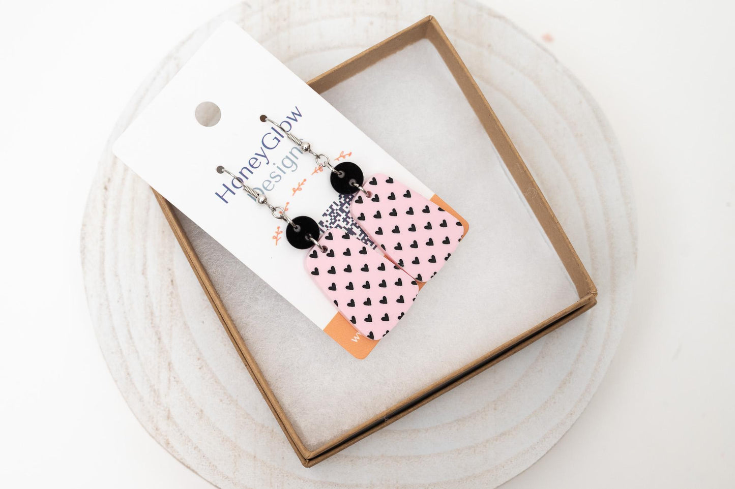 Heart Pattern Earrings-Valentine's Day Earrings
