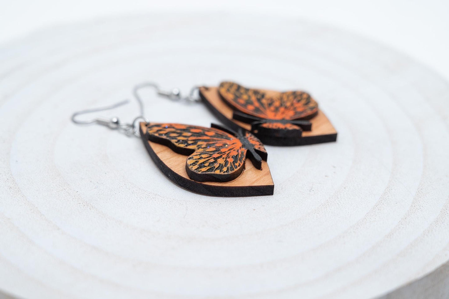 Monarch Butterfly Earrings