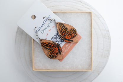 Monarch Butterfly Earrings