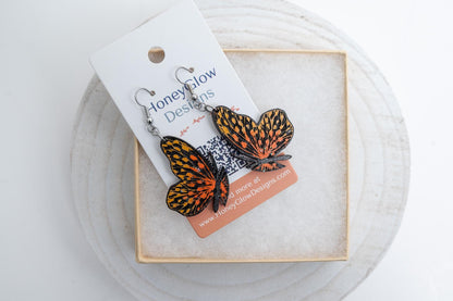 Monarch Butterfly Earrings