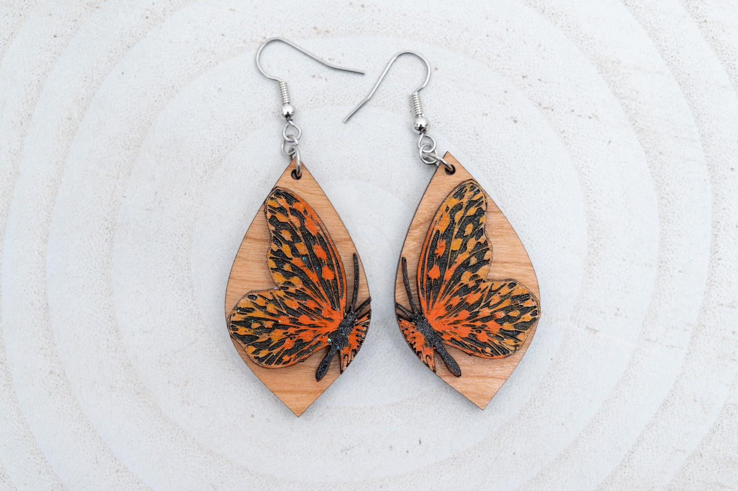 Monarch Butterfly Earrings