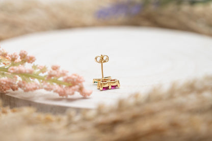 Cute Cherry Stud Earrings