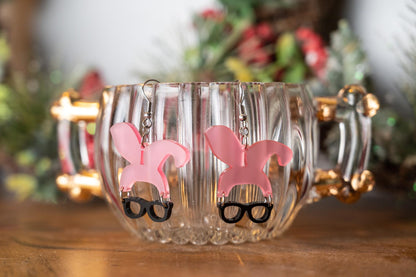 Christmas Story Earrings: Ralphie Buffalo Plaid Hat and Oh Fudge Acrylic Holiday Jewelry