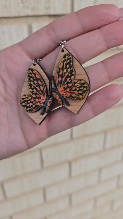 Monarch Butterfly Earrings