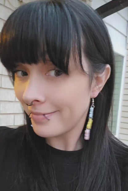 Pastel Easter Peep Earrings-Easter Earrings-Womens Easter Earrings